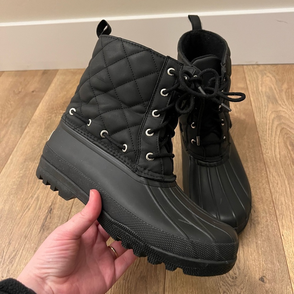 Sperry Top Sider Gosling Quilted Duck Boots Waterproof STS83693 Women's 8